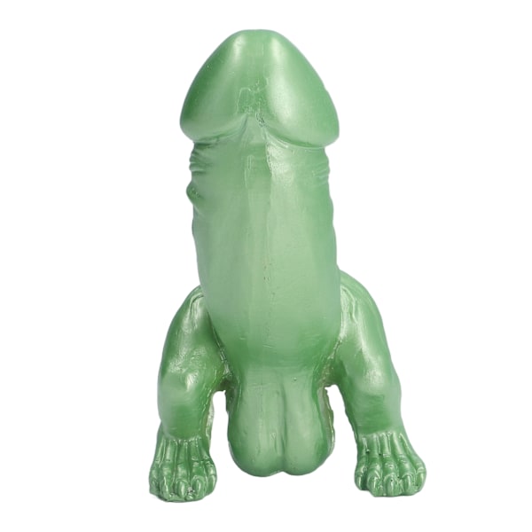 Dinosaur Ornament Høy Simulering Voksen Spoof Resin Dinosaur Dekorasjon for Hjemmedekorasjon Soverom Dekorasjon Grønn