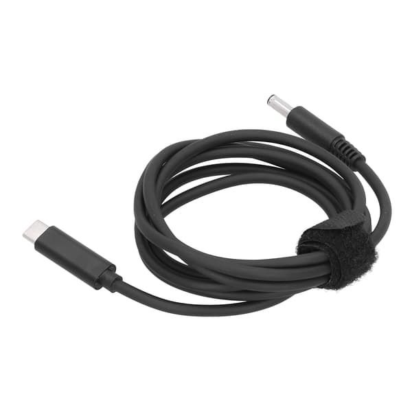Opladerkabel Type-C til DC4.5x3.0MM Hanstik Strømadapterkabel Passer til Dell Laptop