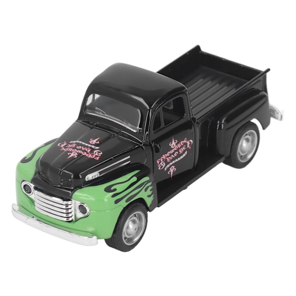Dragbil Leksak Lastbil 1:32 Legering Plast Dragbilstil Rika Detaljer Pickup Lastbil Leksak för Barn Över 3 År Fest Hem Grön