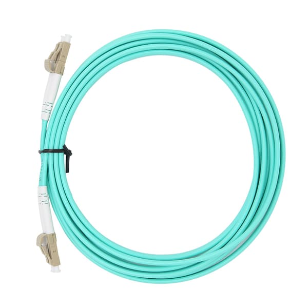 Optisk kabel Multimode DualCore LC UPC Optisk fiber til datatransmission.