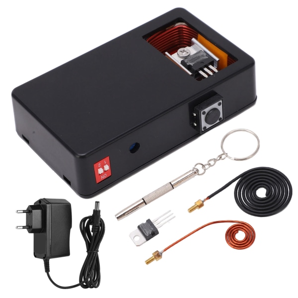 EMP Generator 150MHz Elektromagnetisk Puls Transmitter Pulsfrekvens Generator EU Stik 100‑220VAC Sort