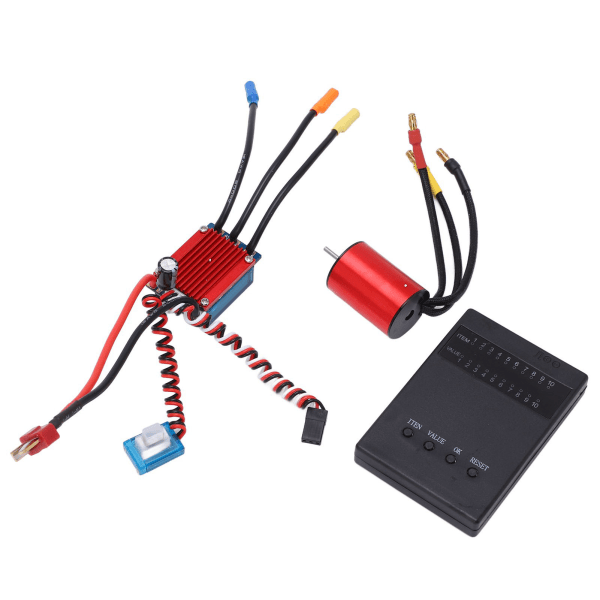 RC borstlös set hög torsion 2435 4500KV borstlös motor 25A ESC RC tillbehör för 1/16 1/18 RC bil