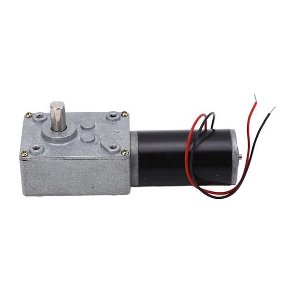 60RPM Yksiakselinen tasavirtamoottori, korkea välitystarkkuus, nopeuden alennusvaihdemoottori DC12V