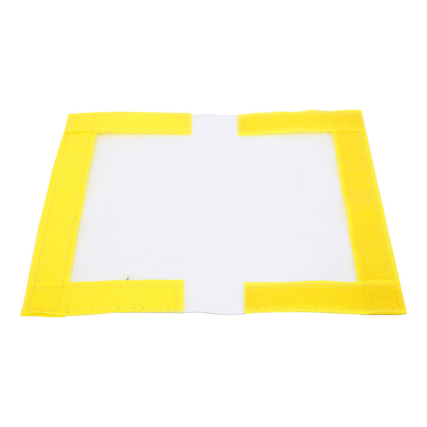 Fiskekrokdeksler Slitesterk agnoppbevaringspose Gjennomsiktig Nylon Lure Protection Wrap for FishermanYellow S