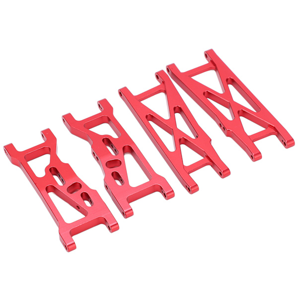 RC Aluminium For- og Baghjulsophængsarme til LOSI 22S SCT 1/10 RC Short Course Truck Opgraderingsdele Rød