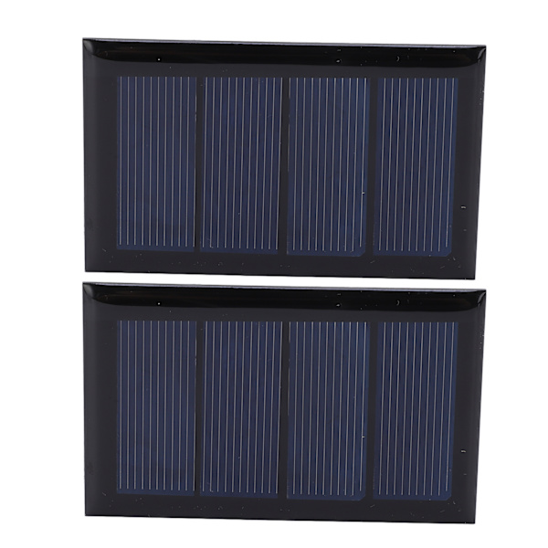 2 stk. 2V 210mA Mini solpanel Polysilicium solcellepanel 80x50mm til DIY-projekt