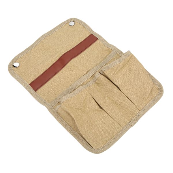 Campingstol Armlene Oppbevaringsveske Side Multifunksjonell Bærbar Strandstol Hengende Oppbevaringspose for Outdoor Beach Khaki