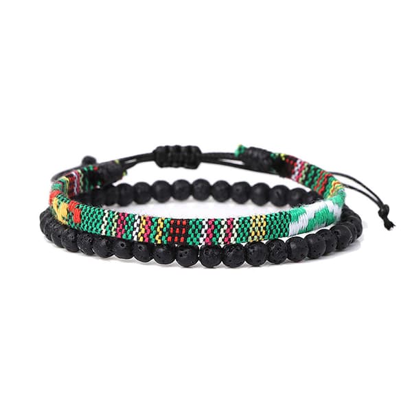 Vevde armbånd 2 stk MultiColor MultiColor 9