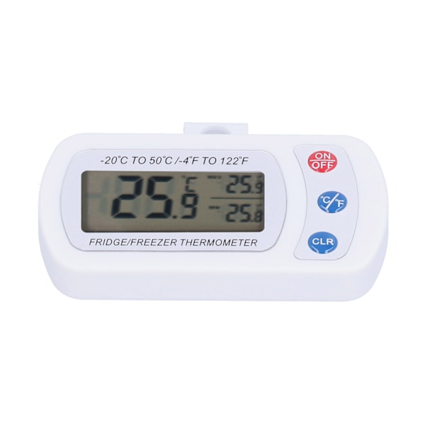 TSBY53 Vattentät kylskåpstermometer med digital display krok elektronisk termometer