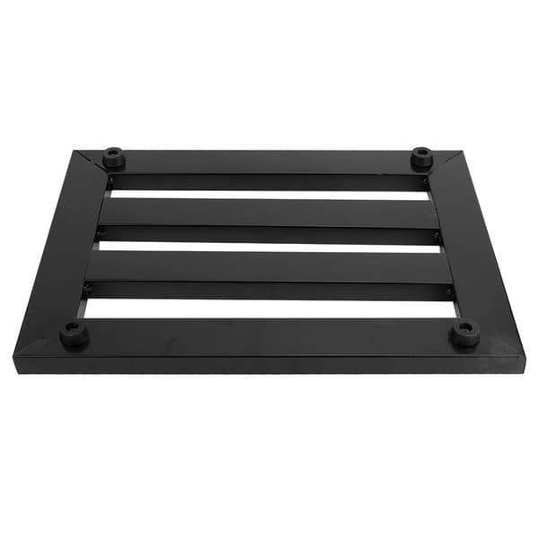 Universal Gitarr Effektpedalbräda Hållare Metall Bärbar Pedalbräda Svart