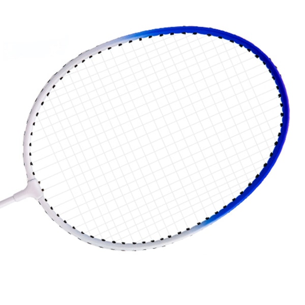 2 stk Badmintonracket Legering Ultralett sportstilbehør for treningskonkurranse Blå