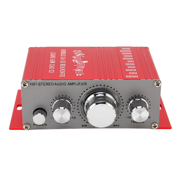 Bilforstærker DC 12V HiFi 20Hz til 20kHz MP3 CD DVD DSP 4 Lydsystem Bil Audio Forstærker til Musik Lydsystem