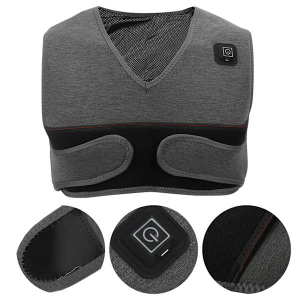 USB Electric Moxibustion Värmeväst Jacka Neopren Body Warmer för vinter utomhus