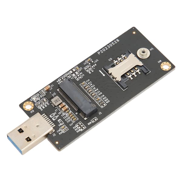 USB3.0 4G-moduulisovitinlevy NGFF M.2 Key B - USB 3.0 -sovitin SIM-korttipaikalla 4G 5G -moduulille
