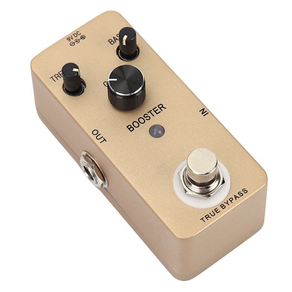 Elektrisk Buffer Elgitarr Effektpedal Ren Boost True Bypass Full Metallskal
