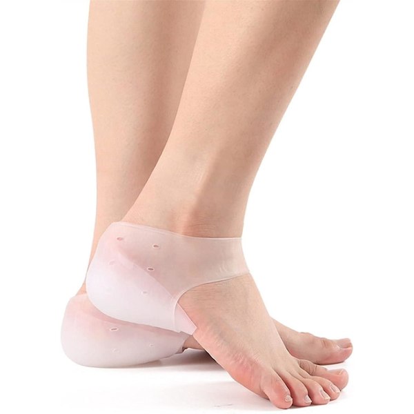 Piilotetut jalkapöydän pehmusteet, joissa on 1 parin korkeutta lisäävät pohjalliset sukkakenkiin - 3,5 cm:n silikonipohjaiset jalkojen nostotyynyt