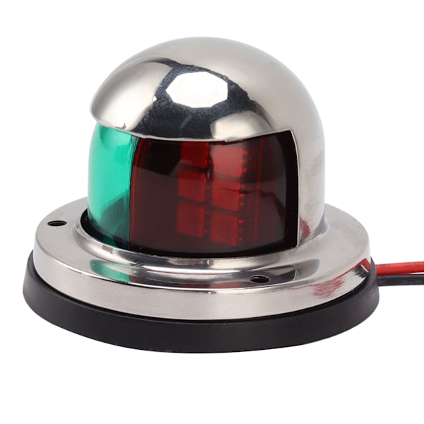 Veneen navigointivalot, merilaatuista 316 ruostumatonta terästä, IP68 vedenpitävä, 2-värinen LED-keulavalo DC12V jahdeille ja laivoille