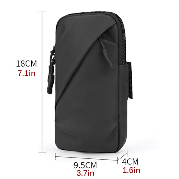 Telefonarmveske Vanntett Telefonarmveske Armbånd Mobiltelefonholder for Treningsstudio