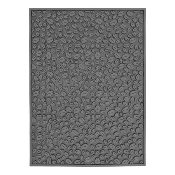 Halkskyddsunderlägg för kaffebönor Design Skrivbord Bar Disk PVC-underlägg för Vattenavrinning Filtrering Grå