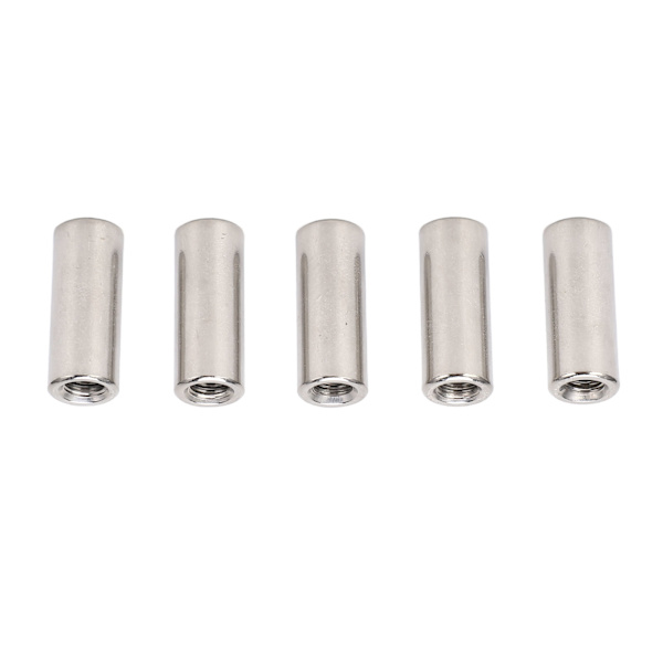 20 kpl pyöreä liitinmutteri M6x1.0 10 L25mm tanko liitosmutterit ruostumaton teräs kierteitetty holkki tanko