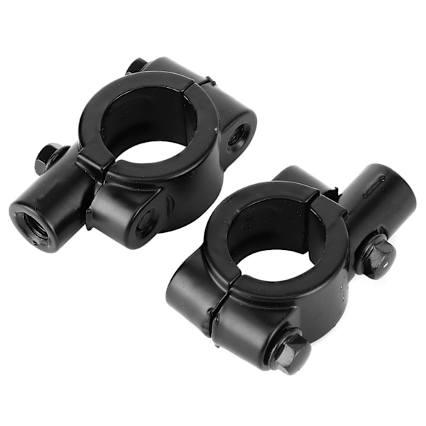 2 st 22 mm 0,87 tum Styrhandtag Backspegel Monteringsklämma Basfäste för Motorcykel Trike