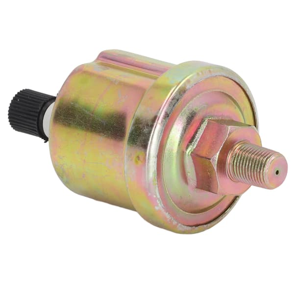 Olietryksensor aluminiumslegering stabil generator olietryksensor til VDO 1/8 NPT 0-10Bar blank finish dobbelthoved