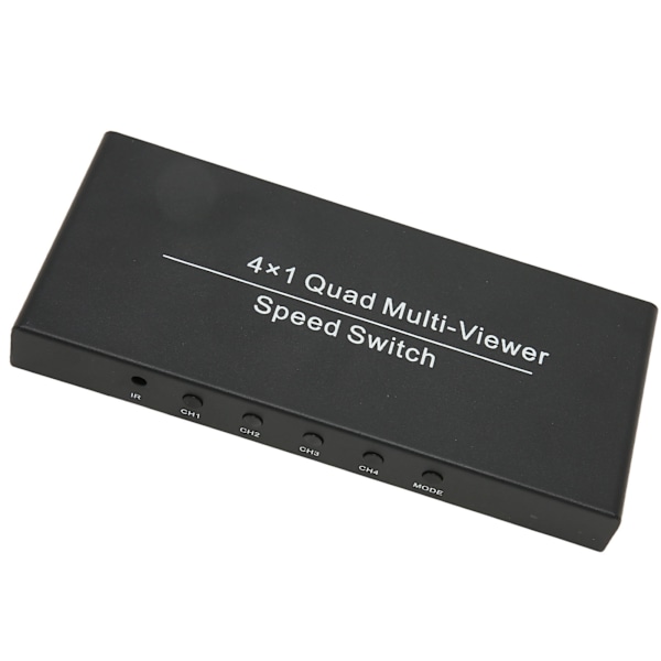 4X1 HD Multimedia Interface Multi Switcher 4 inn 1 ut 1080P ved 60Hz HD Multimedia Interface Multi Viewer 100‑240V EU-kontakt
