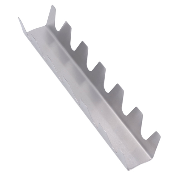 Taco Holder Rustfrit Stål 6 Riller Rustfri Varmebestandig Taco Rack til Bagerier Picnic Grillaftener