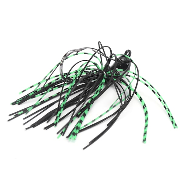 Willow Leaf Spinnerbait Anti-hengende bunnfiske lokke Spinner agn for fersk havabbor Svart