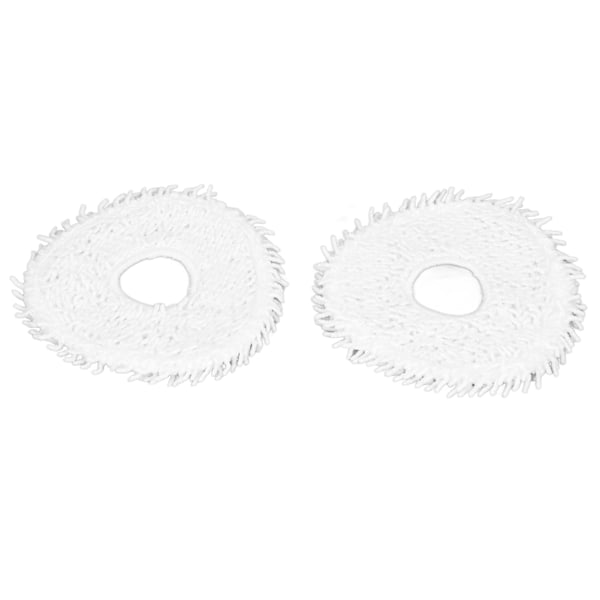 2 stk. Fibermoppklut reservedeler for feie- og dra-integrert robot