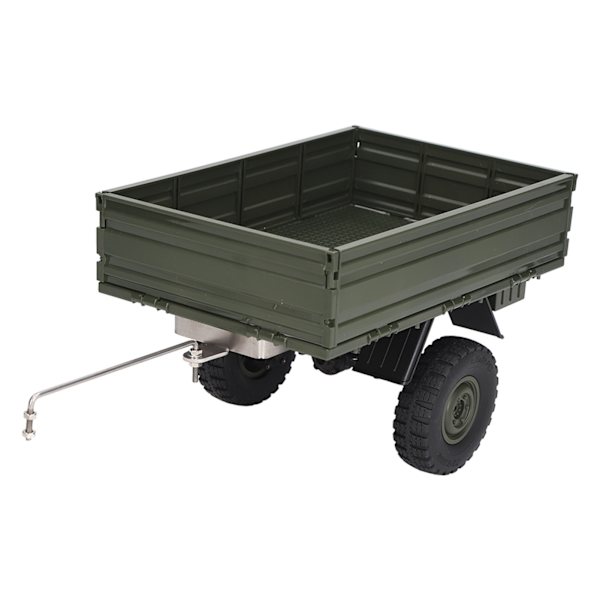 RC-auton perävaunun kaukosäädin tavarateline P06 Unimog mallille RC-auton varaosat lisävarusteet vihreä