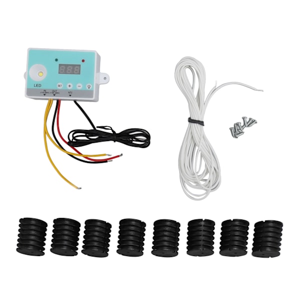 Inkubatorstyrenhet Termostat Digital Display Automatisk Intelligent Inkubator Termostat DIY-Kit AC 110V‑220V