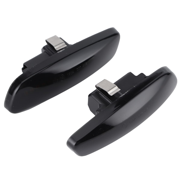2 stk. Sidemarkerlys Fender LED Blinklys Lampe Passer til Peugeot 207 308 408 3008 5008 Røgfarvet