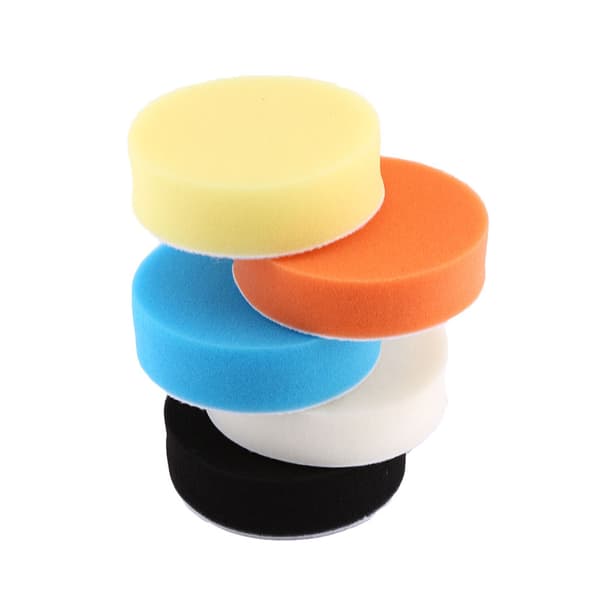 5 stk. 6 tommer Svampe Polering Voks Pad Kit til Bil Poleringsmaskine Buffer