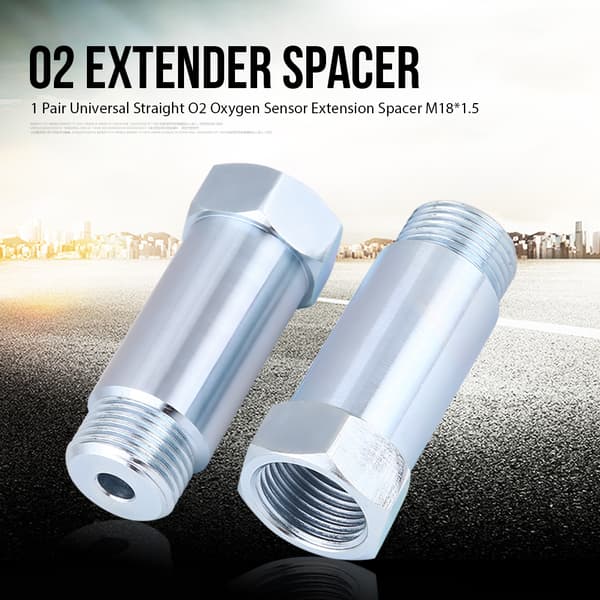 1 par Universal Lige O2 Ilt Sensor Forlænger Spacer M18*1.5