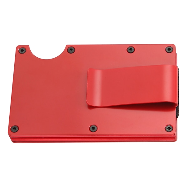 Visitkort Etui Bærbar Visitkortholder Mode Rustfrit Stål Kort Box Tegnebog GaveRød X-11#A