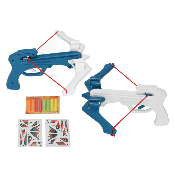 Bow Launcher-leketøy for barn med 8 myke piler interaktivt bue- og pilsett for 14 år og oppover