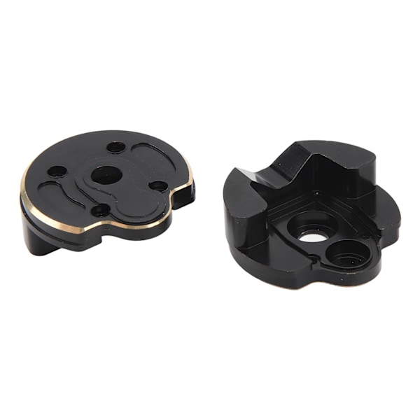 Styreknude Portal Cover Messing Portalhus Vægte til SCX10 III Capra 1/10 RC Crawler 2 stk