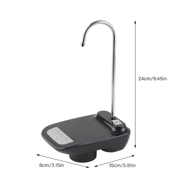 Elektrisk Vanddispenser Hjemmekontor Multifunktionel USB Tryk Vanddispenser