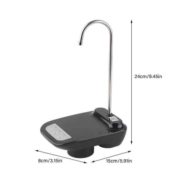 Elektrisk vanndispenser Hjemmekontor Multifunksjonell USB-trykkvanndispenser