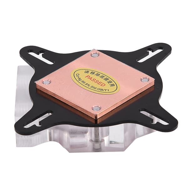 Dator PC GPU Universell Vattenkylningsblock Vattenblock Flytande Kylare 40MM Kopparbas