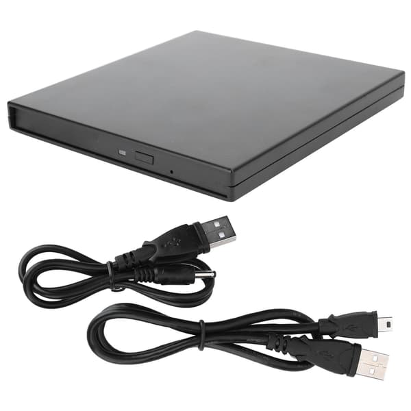 Ekstern Kabinet til Optisk Drev Harddisk Boks Computer Laptop Opbevaringssæt Sort 9,5mm SATA