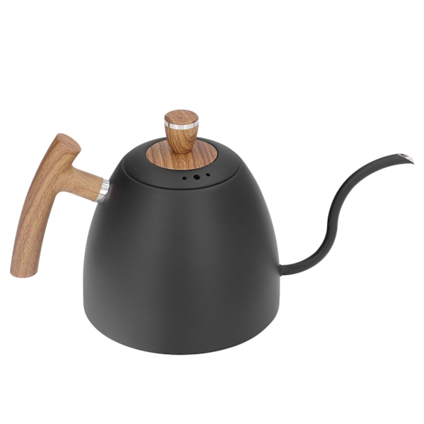 Hell over Kettle 800ml Ergonomisk håndtak Rustfritt stål Antikorrosjon Svanehals Tute Holdbar Kaffe Kettle