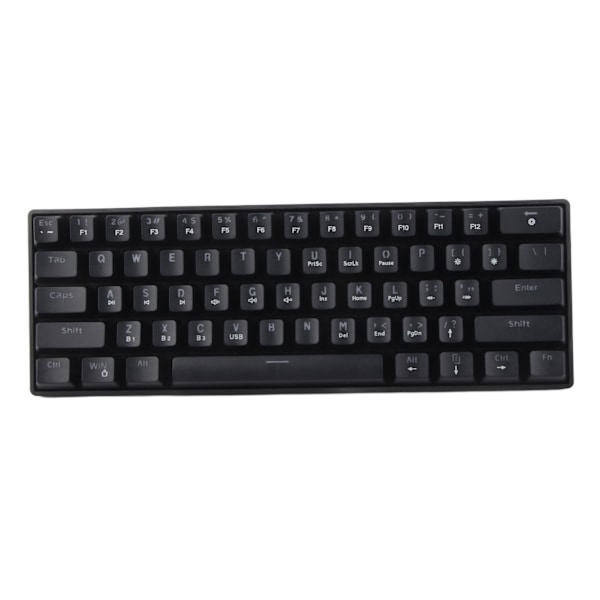 Mekaniskt tangentbord 61 tangenter Dual Mode Färg Bakgrundsbelyst Gaming Universella Datortillbehör