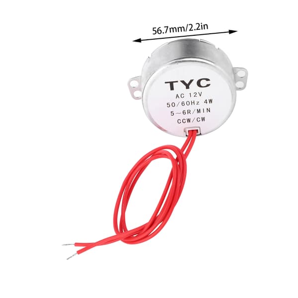 12V 4W TYC30 Synkronimoottori johdolla - 1 kpl