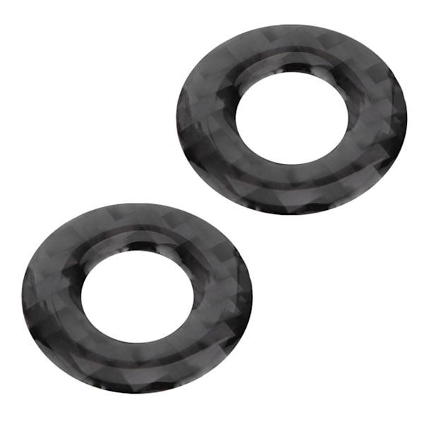 2 stk. Karbonfiber Dørlåsbolter Trim Innvendig Dekor Passer for Dodge Challenger 2008-2014