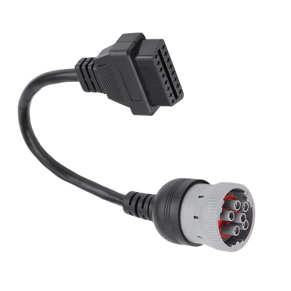 16-benet hun OBD2 lastbil diagnostisk adapterkabel 6-benet bilværktøjsinterface