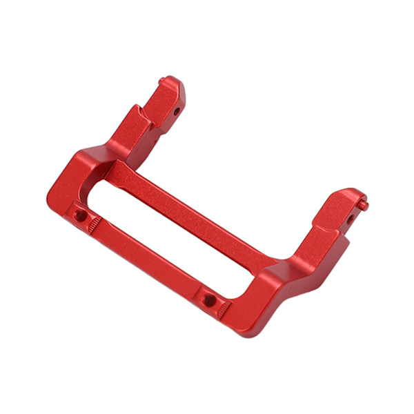 Aluminium Frontkofangerbeslag RC Bil til AXIAL SCX24 1/24 Skala RC Køretøj Opgradering Udskiftning Rød