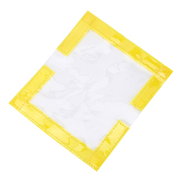 Fiskekrokdeksler Slitesterk agnoppbevaringspose Gjennomsiktig Nylon Lure Protection Wrap for FishermanYellow S