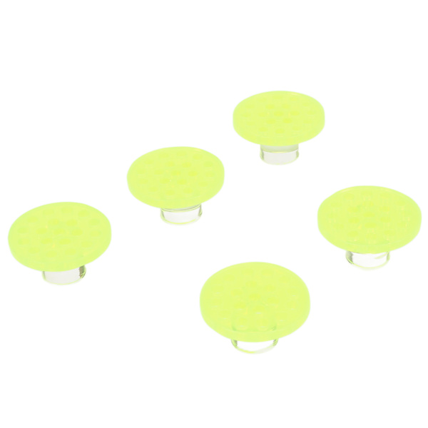 5 stk Koralfrag Plugs Fluorescerende Grøn Rund Form Akryl Koralfrag Holder Base til Akvarium Fiskekum